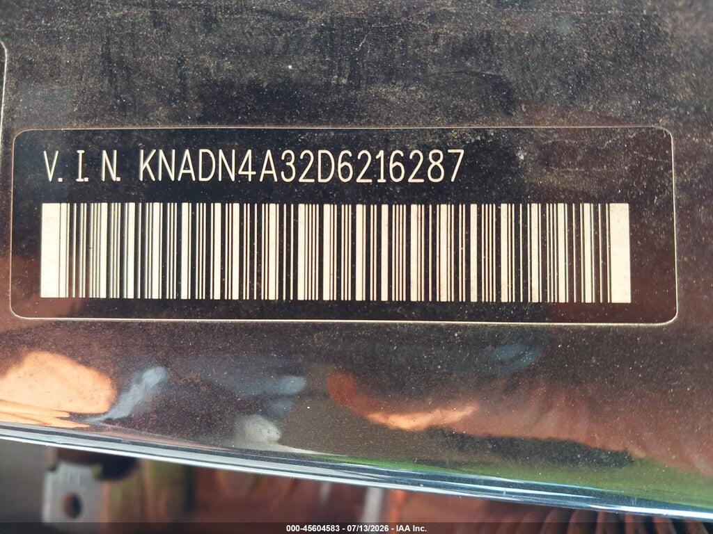 KNADN4A32D6216287 2013 KIA RIO photo no. 9