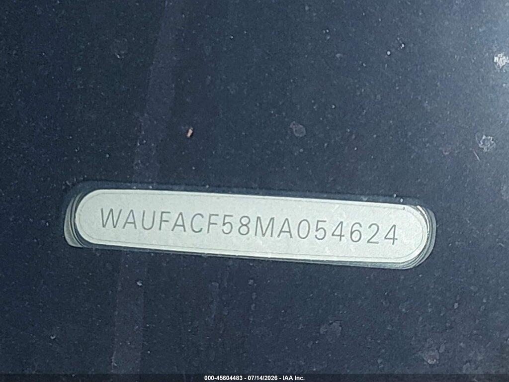 WAUFACF58MA054624 2021 AUDI A5 SPORTBACK photo no. 9