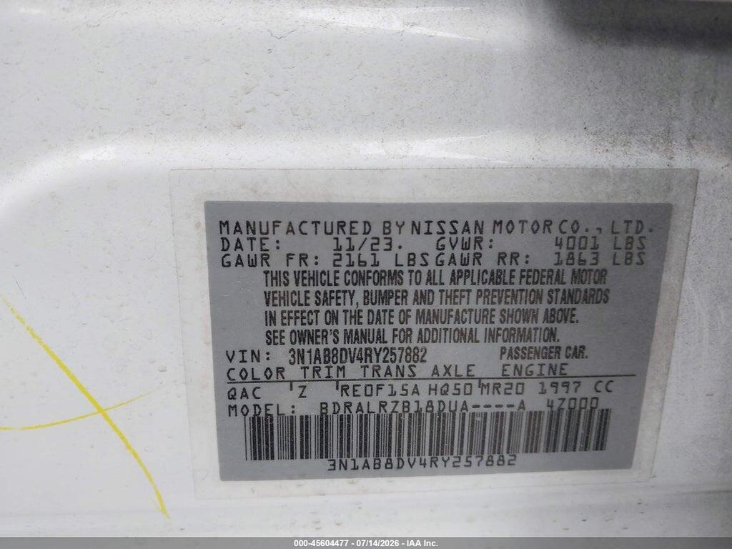 3N1AB8DV4RY257882 2024 NISSAN SENTRA photo no. 9