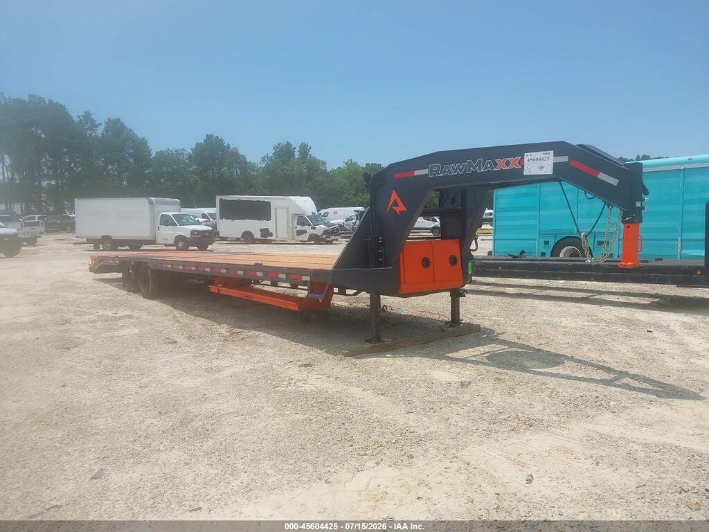 3EVGF4029T1132524 2026 RAWMAXX 40' GOOSENECK FLATBED TRAILER photo no. 1