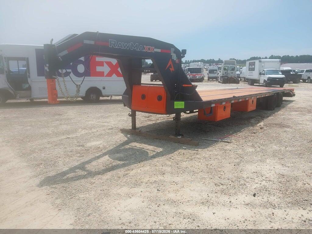 3EVGF4029T1132524 2026 RAWMAXX 40' GOOSENECK FLATBED TRAILER photo no. 2