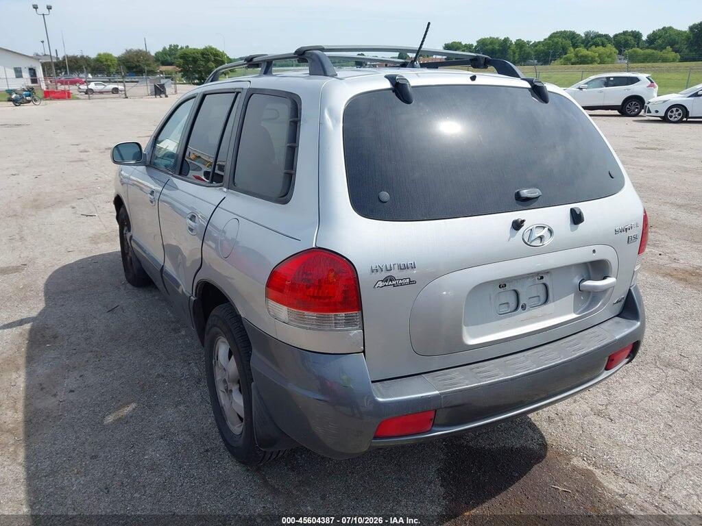 KM8SC73E66U079302 2006 HYUNDAI SANTA FE photo no. 3
