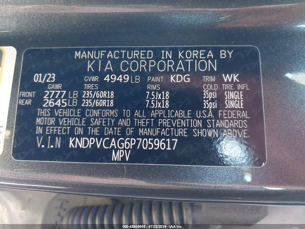 KNDPVCAG6P7059617 2023 KIA SPORTAGE HYBRID photo no. 9