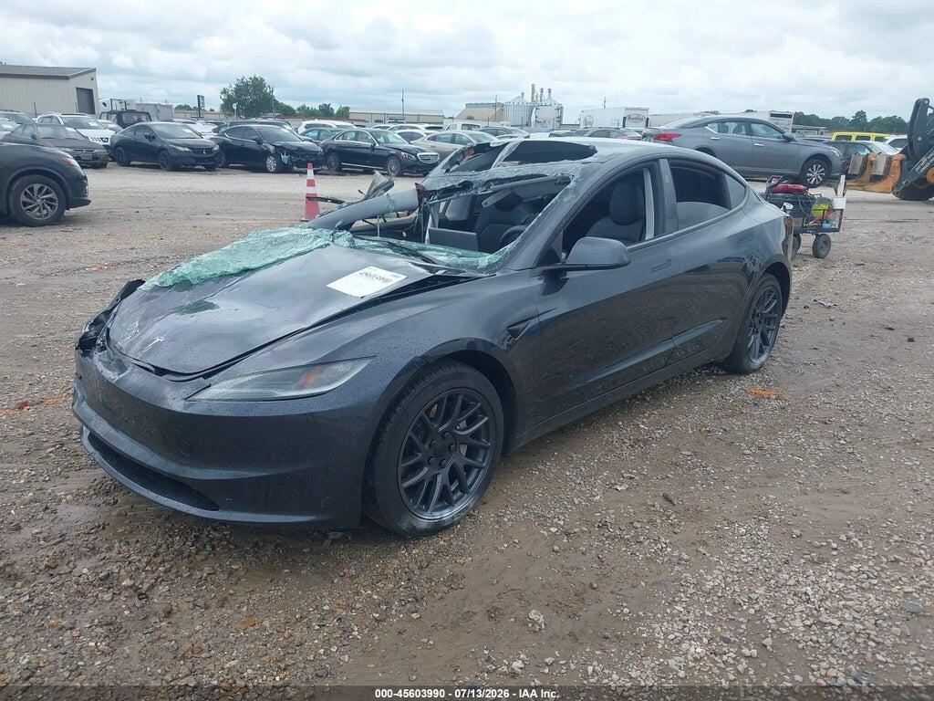 5YJ3E1EA2SF031471 2025 TESLA MODEL 3 photo no. 2