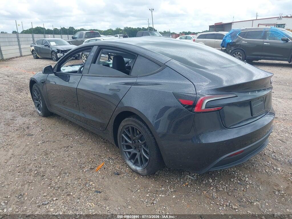 5YJ3E1EA2SF031471 2025 TESLA MODEL 3 photo no. 3