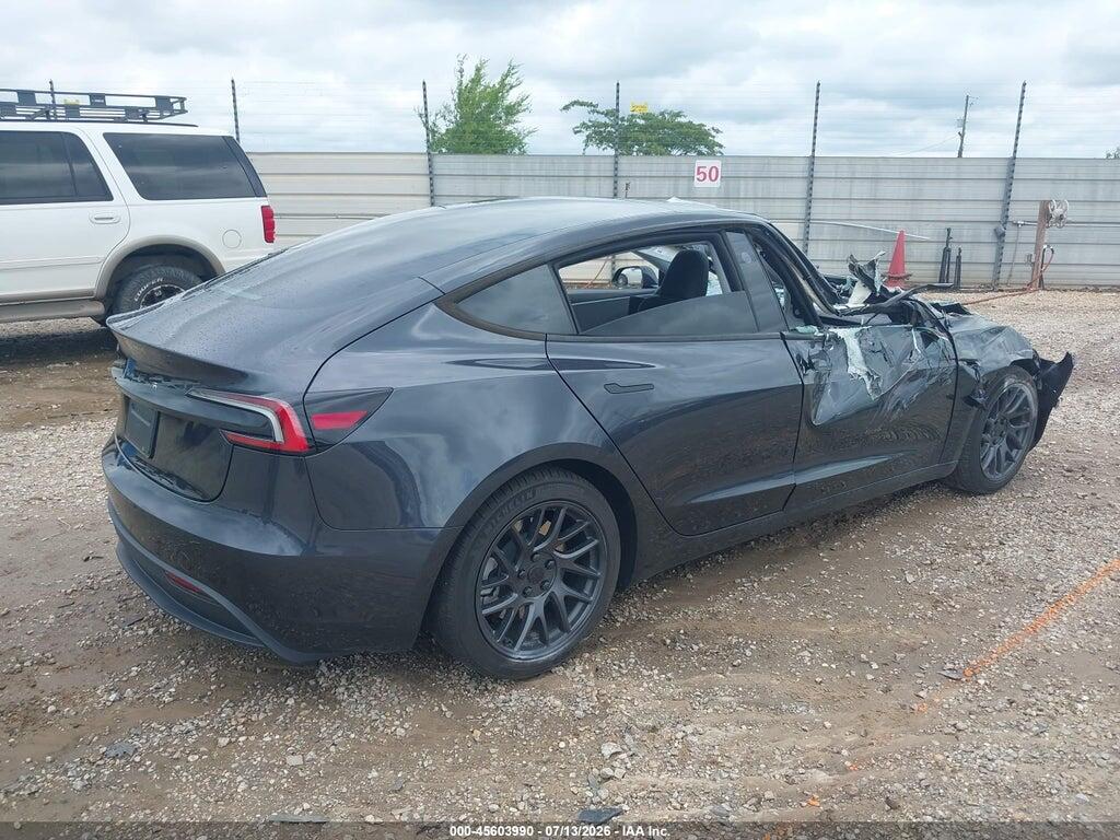 5YJ3E1EA2SF031471 2025 TESLA MODEL 3 photo no. 4