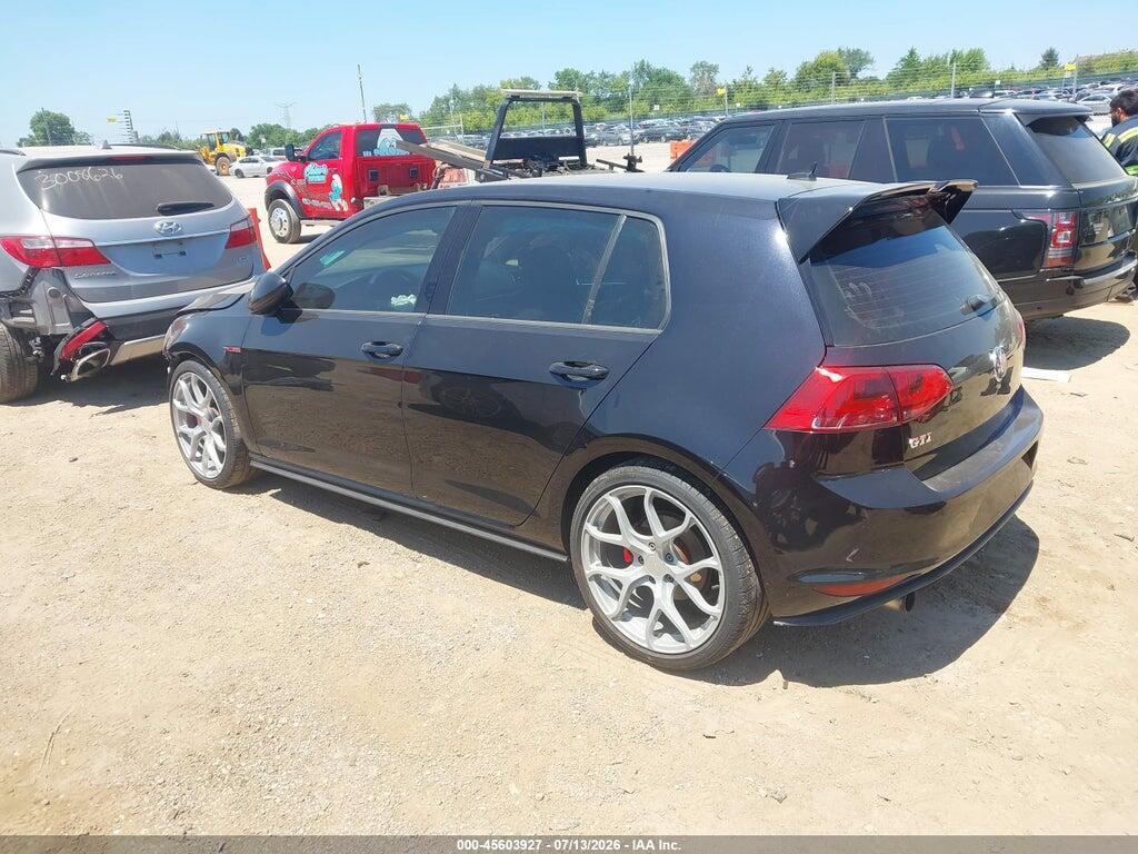 3VW4T7AU6GM023001 2016 VOLKSWAGEN GOLF GTI photo no. 3
