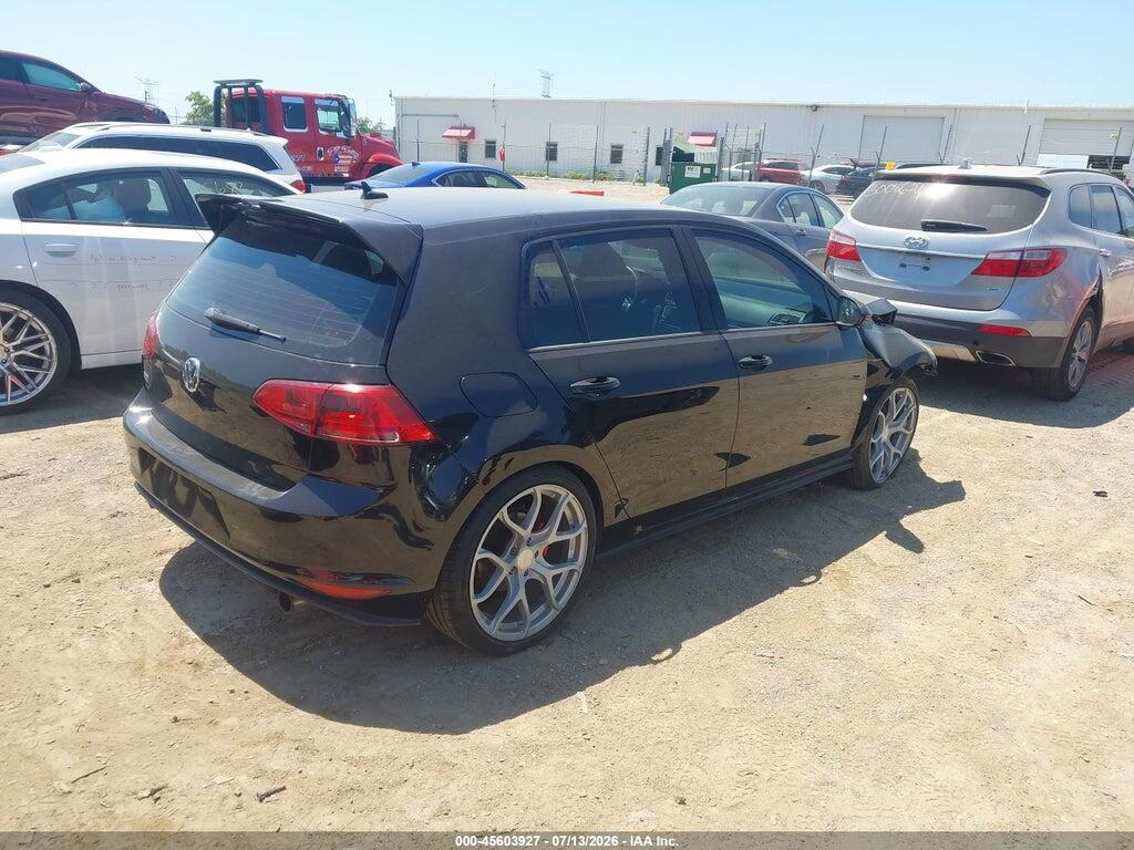 3VW4T7AU6GM023001 2016 VOLKSWAGEN GOLF GTI photo no. 4