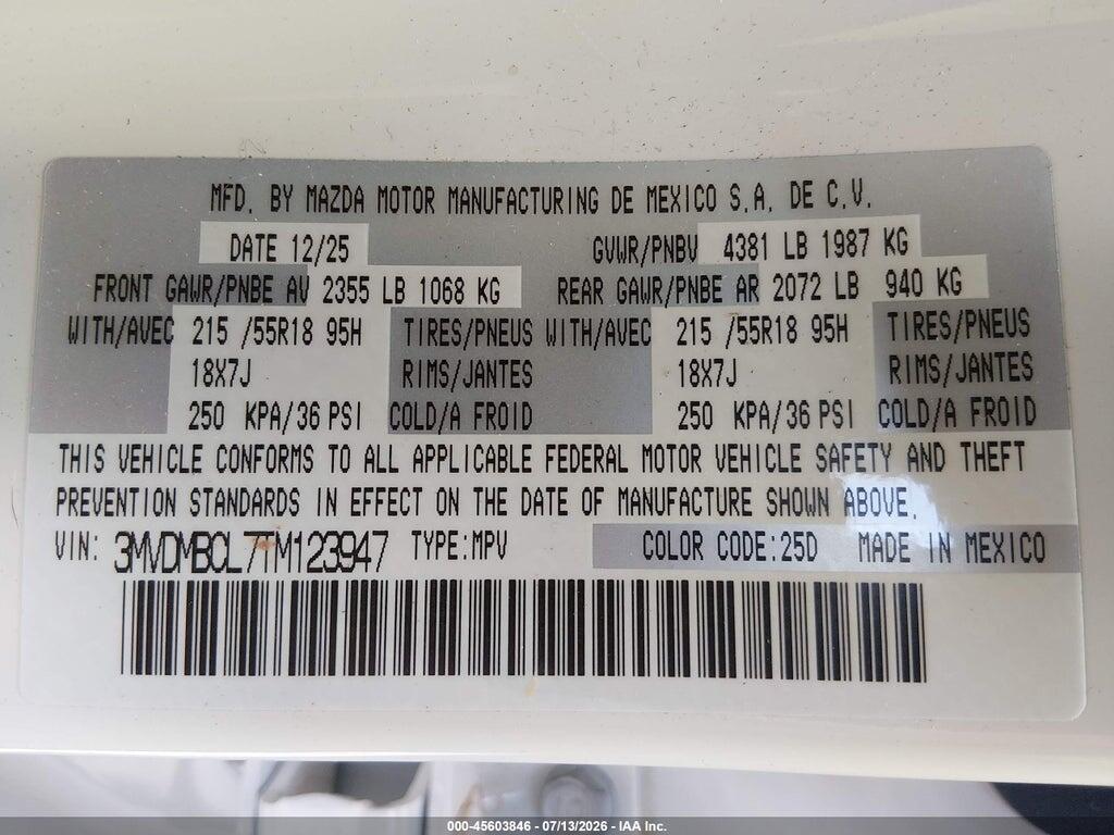 3MVDMBCL7TM123947 2026 MAZDA CX-30 photo no. 9