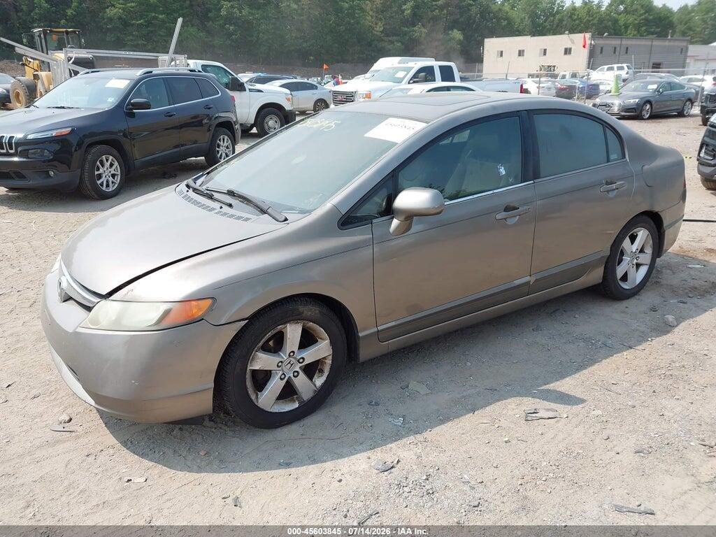 1HGFA16886L093143 2006 HONDA CIVIC photo no. 2