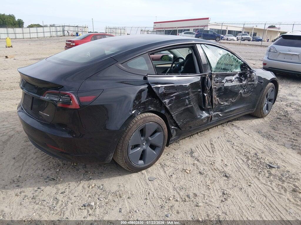 5YJ3E1EB6NF311486 2022 TESLA MODEL 3 photo no. 4