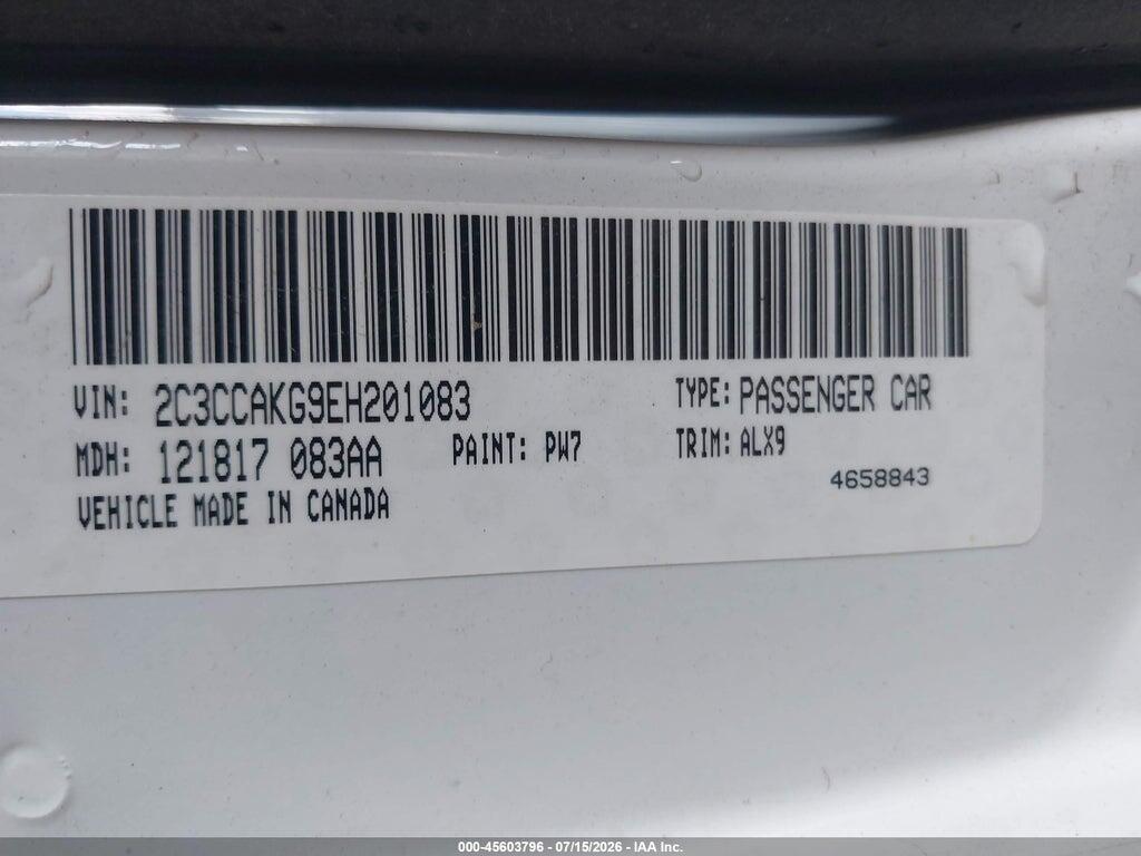 2C3CCAKG9EH201083 2014 CHRYSLER 300C photo no. 9