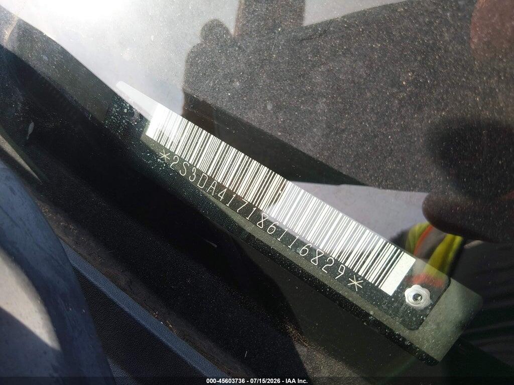 2S3DA417186116829 2008 SUZUKI XL7 photo no. 9