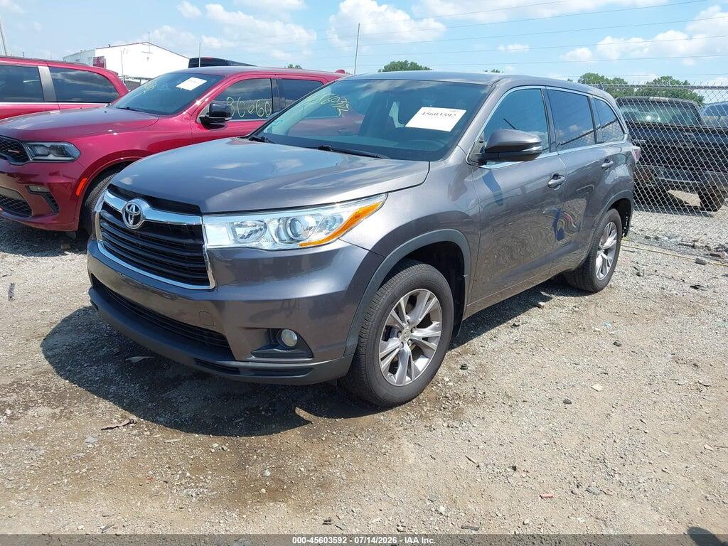 5TDBKRFH1FS149298 2015 TOYOTA HIGHLANDER photo no. 2