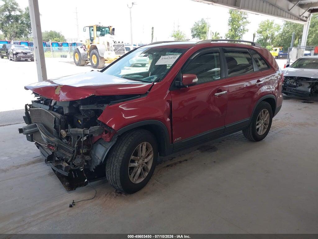 5XYKTDA78EG426975 2014 KIA SORENTO photo no. 2