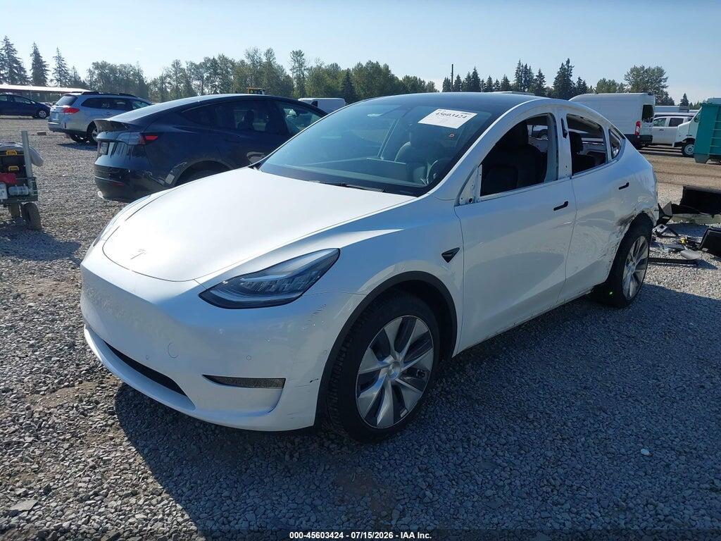 7SAYGDEE5NF428622 2022 TESLA MODEL Y photo no. 2
