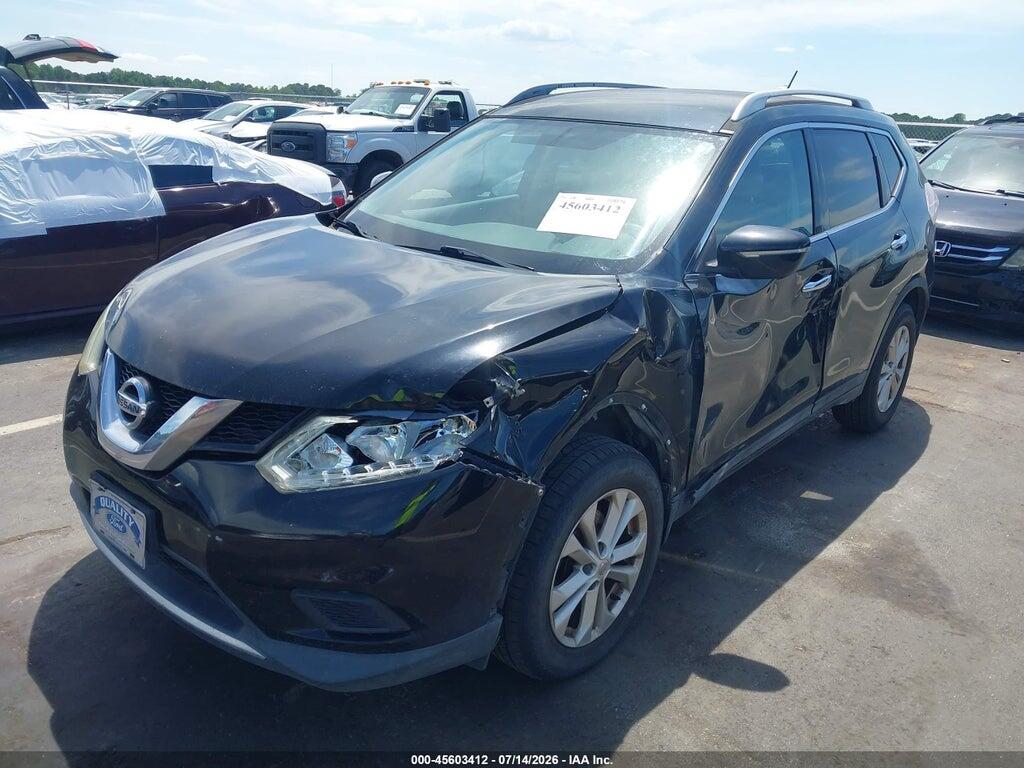 5N1AT2MV7EC855437 2014 NISSAN ROGUE photo no. 2