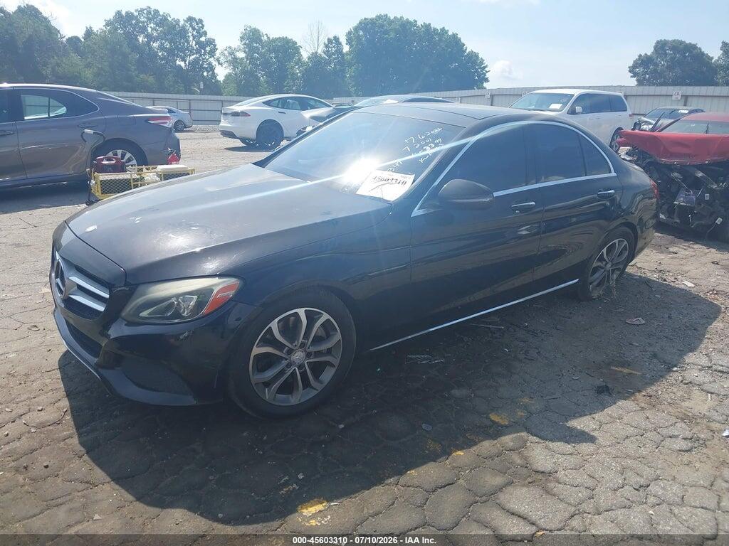 55SWF4JB0GU103347 2016 MERCEDES-BENZ C 300 photo no. 2