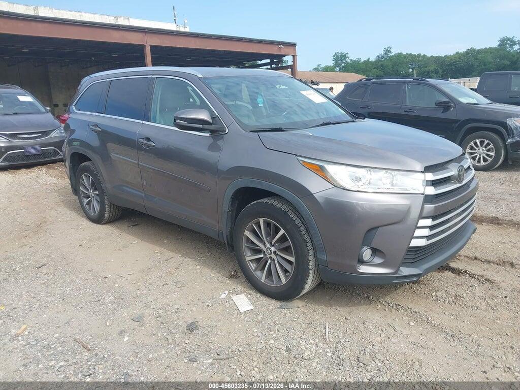 5TDJZRFH8KS587320 2019 TOYOTA HIGHLANDER photo no. 1