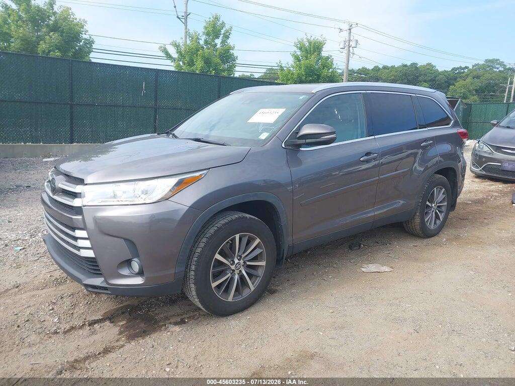 5TDJZRFH8KS587320 2019 TOYOTA HIGHLANDER photo no. 2