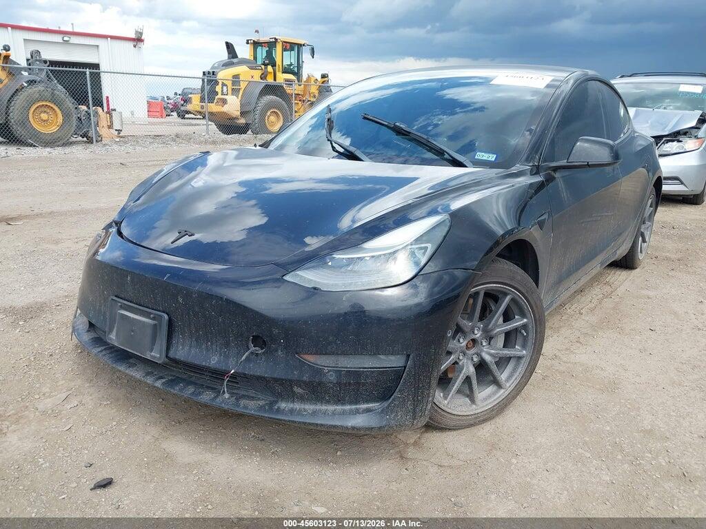 5YJ3E1EBXNF192261 2022 TESLA MODEL 3 photo no. 2