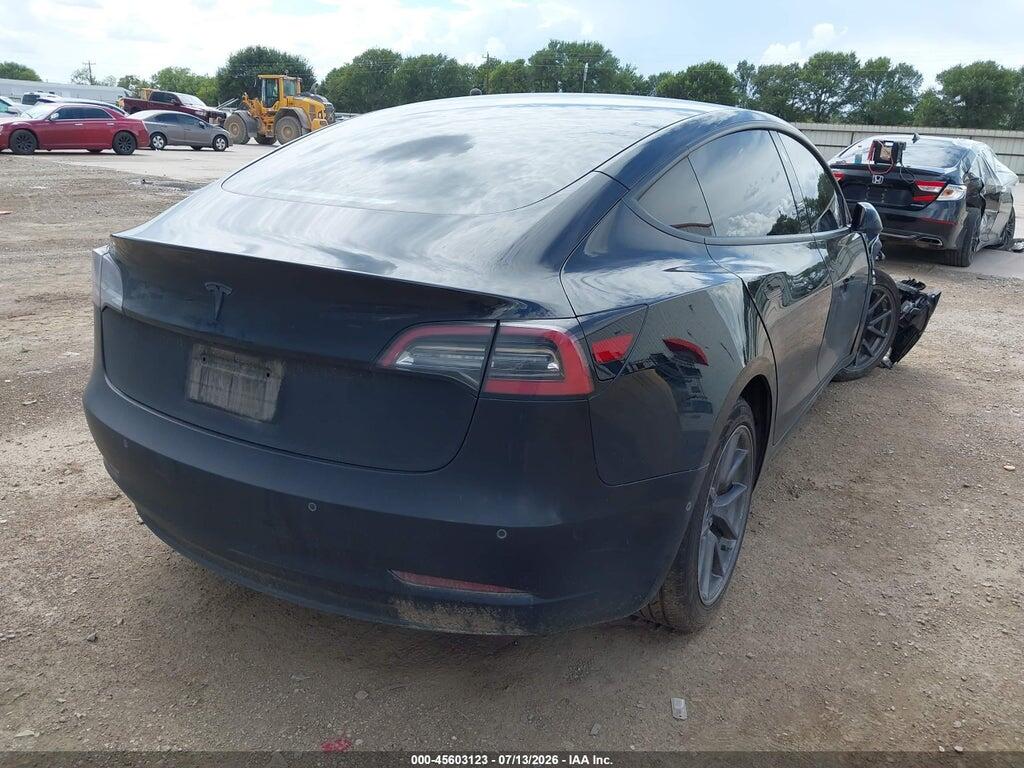 5YJ3E1EBXNF192261 2022 TESLA MODEL 3 photo no. 4