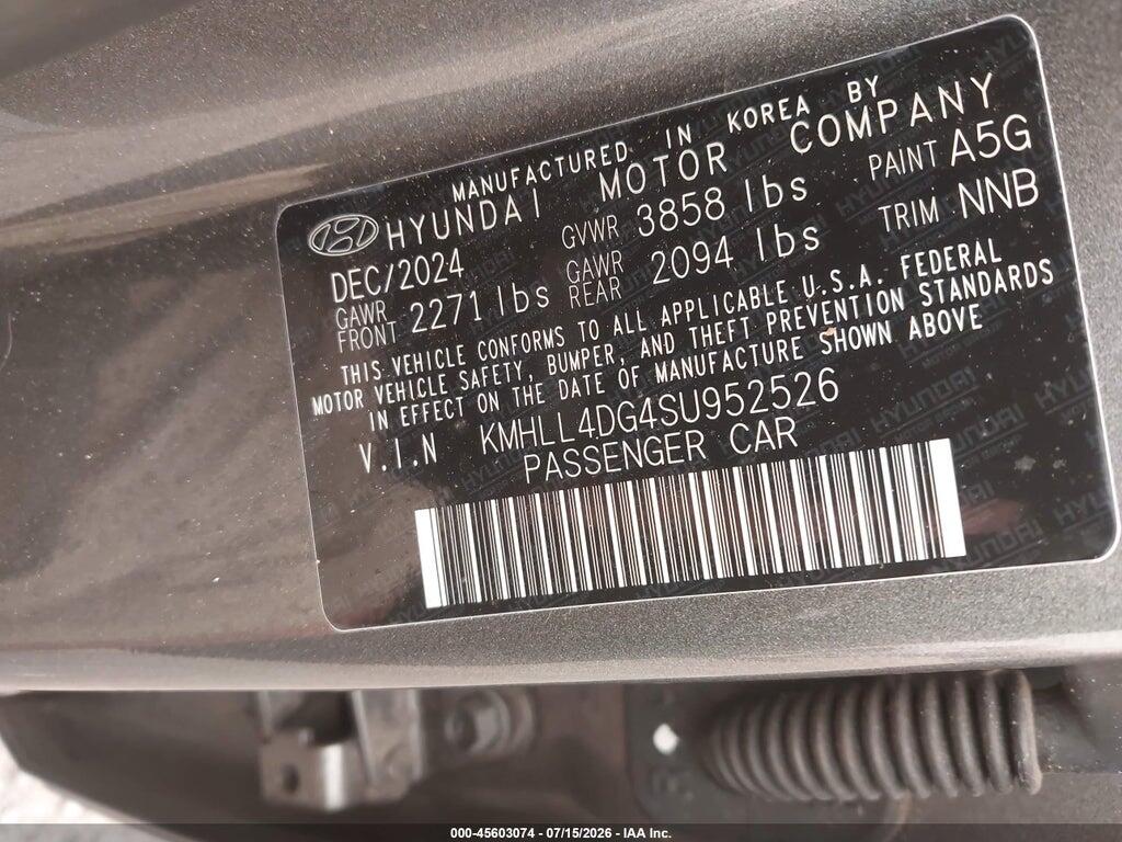 KMHLL4DG4SU952526 2025 HYUNDAI ELANTRA photo no. 9