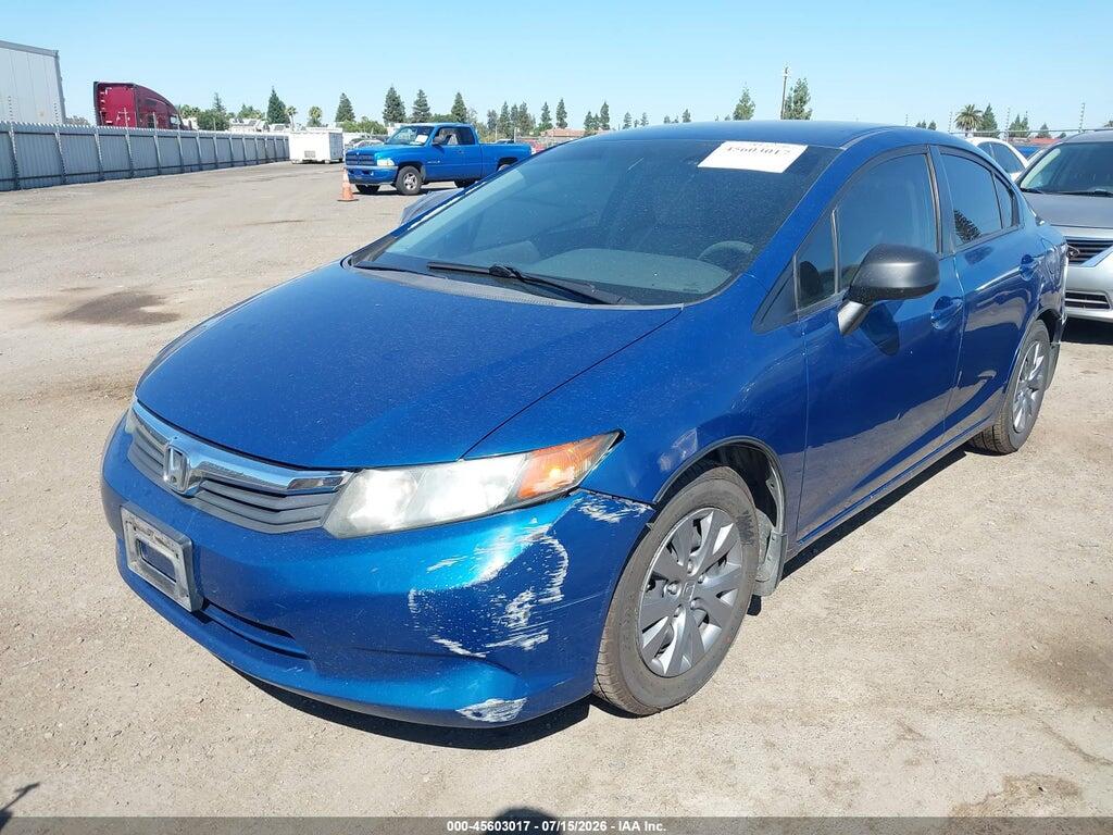 19XFB2E52CE029998 2012 HONDA CIVIC photo no. 2