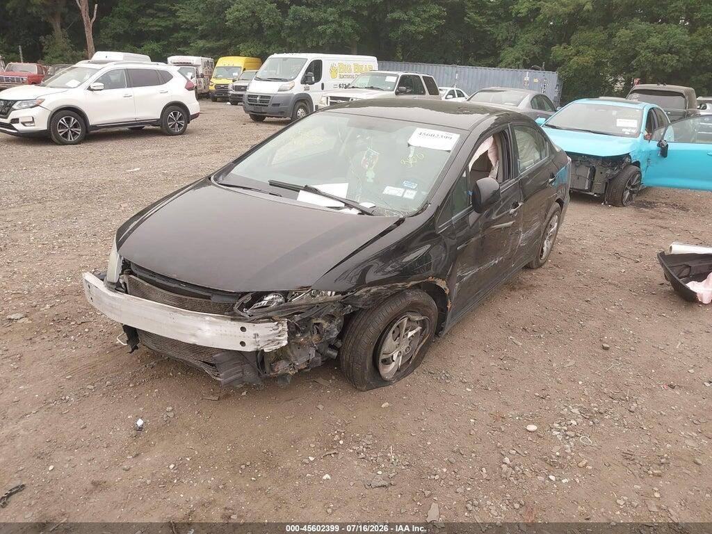 2HGFB2F52DH592877 2013 HONDA CIVIC photo no. 2