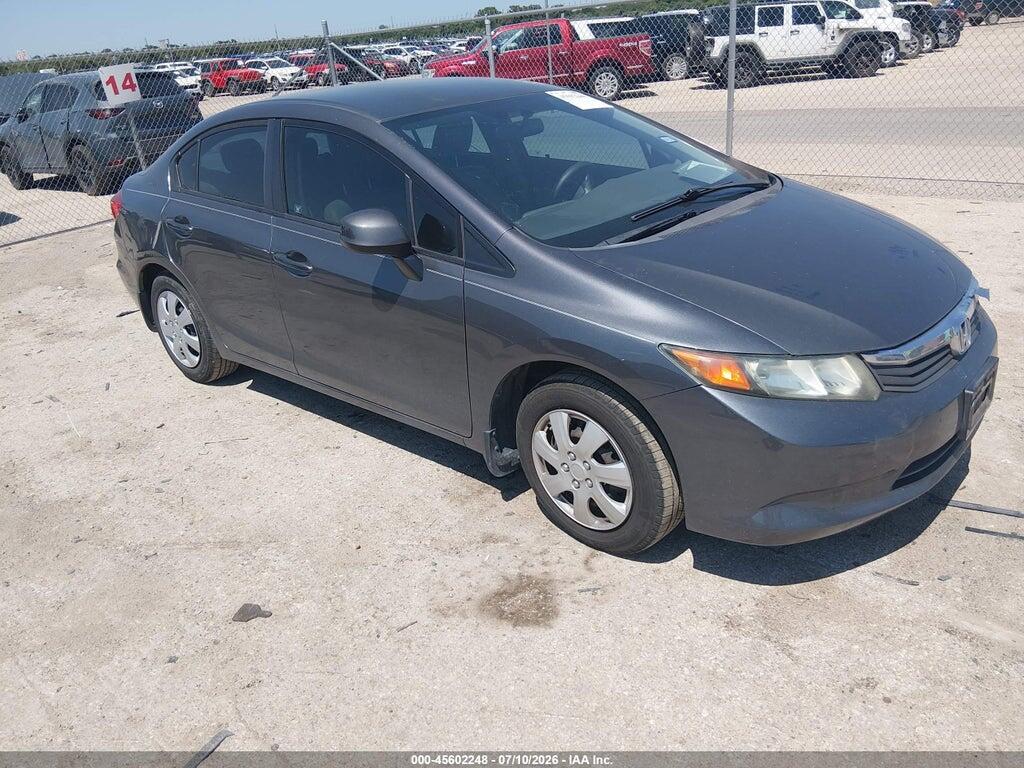 2HGFB2F55CH600596 2012 HONDA CIVIC photo no. 1