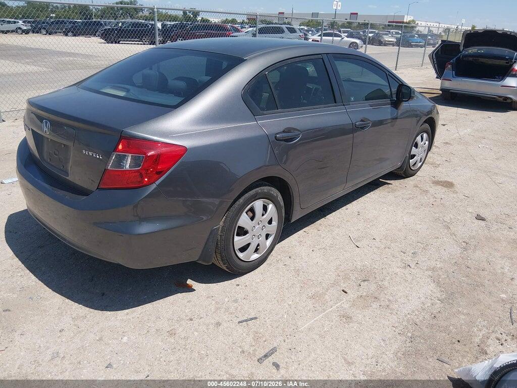 2HGFB2F55CH600596 2012 HONDA CIVIC photo no. 4