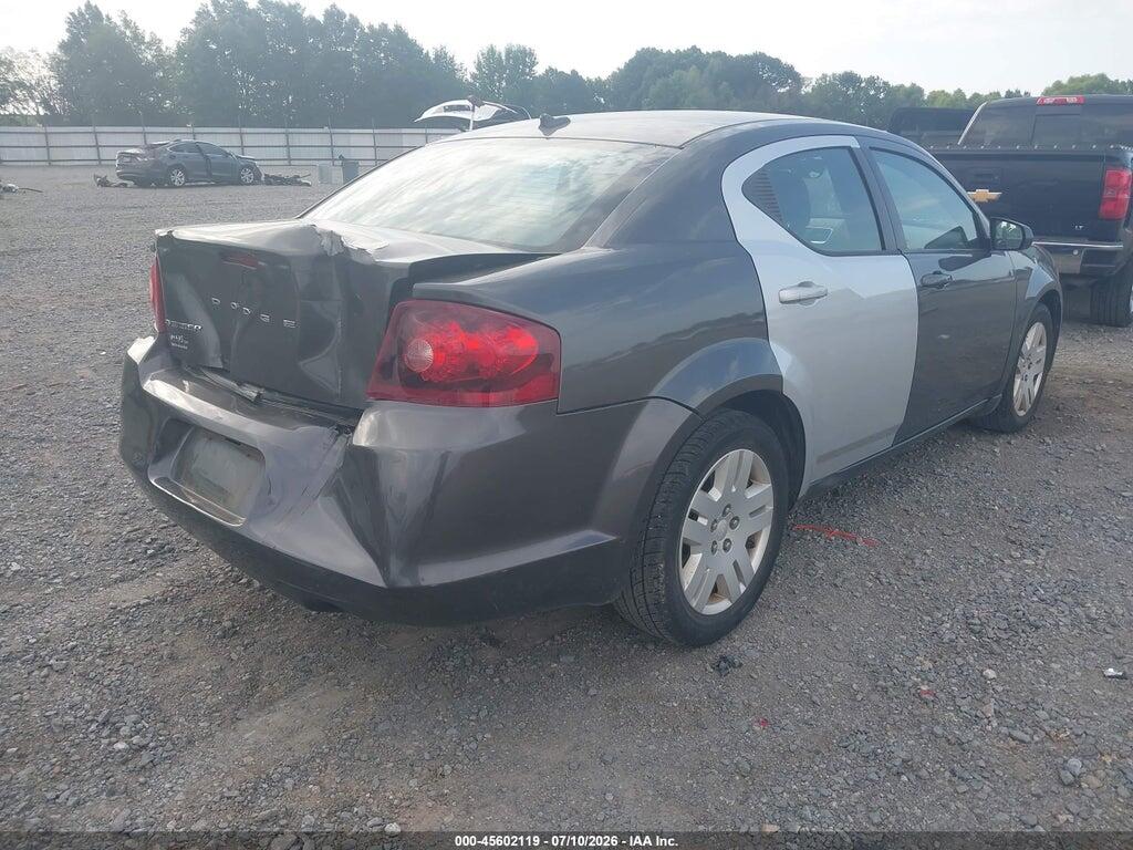1C3CDZAB9EN225490 2014 DODGE AVENGER photo no. 4