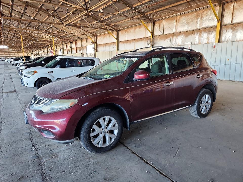 JN8AZ1MW3CW212962 2012 NISSAN MURANO photo no. 1