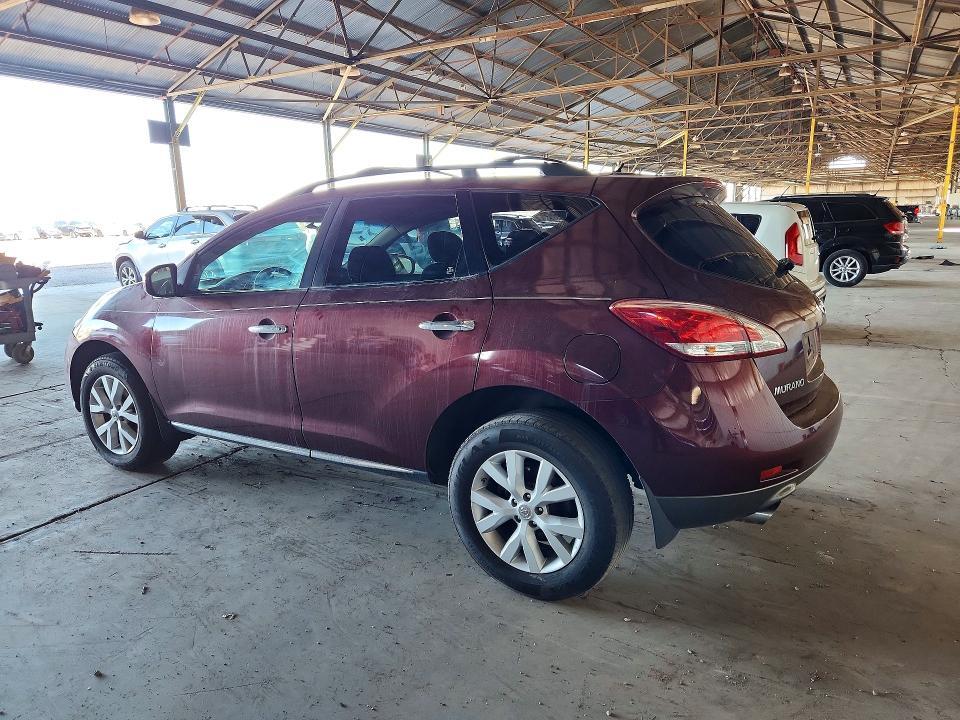 JN8AZ1MW3CW212962 2012 NISSAN MURANO photo no. 2