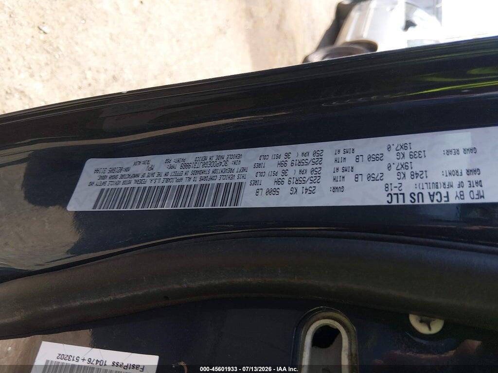 3C4PDDEG0JT319869 2018 DODGE JOURNEY photo no. 9
