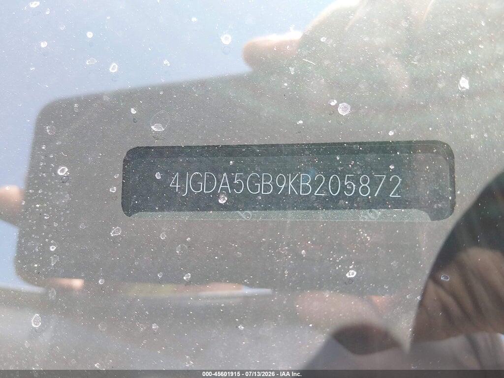 4JGDA5GB9KB205872 2019 MERCEDES-BENZ GLE 400 photo no. 9