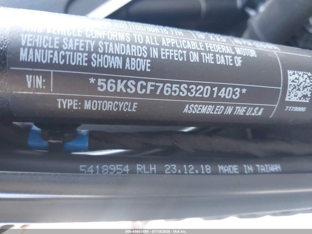 56KSCF765S3201403 2025 INDIAN MOTORCYCLE CO. SCOUT photo no. 10