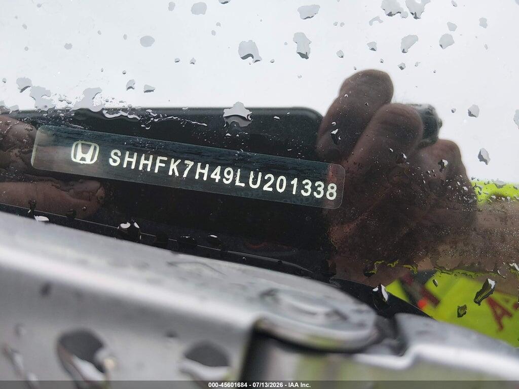 SHHFK7H49LU201338 2020 HONDA CIVIC photo no. 9