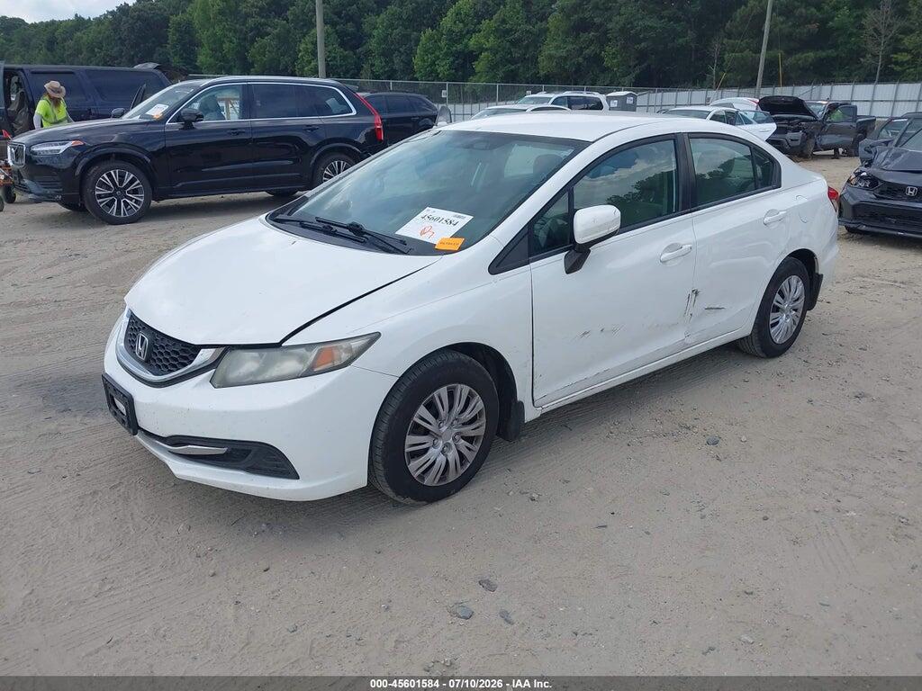 2HGFB2F51EH530310 2014 HONDA CIVIC photo no. 2