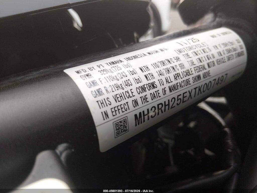 MH3RH25EXTK007497 2026 YAMAHA YFZ320 photo no. 10