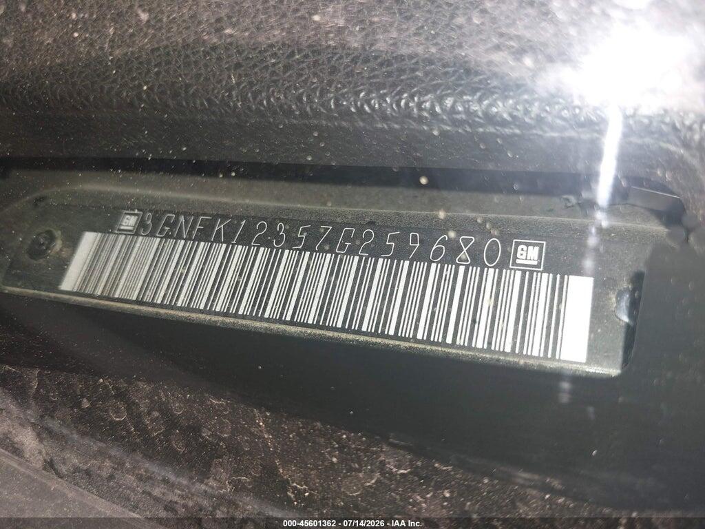 3GNFK12357G259680 2007 CHEVROLET AVALANCHE 1500 photo no. 9