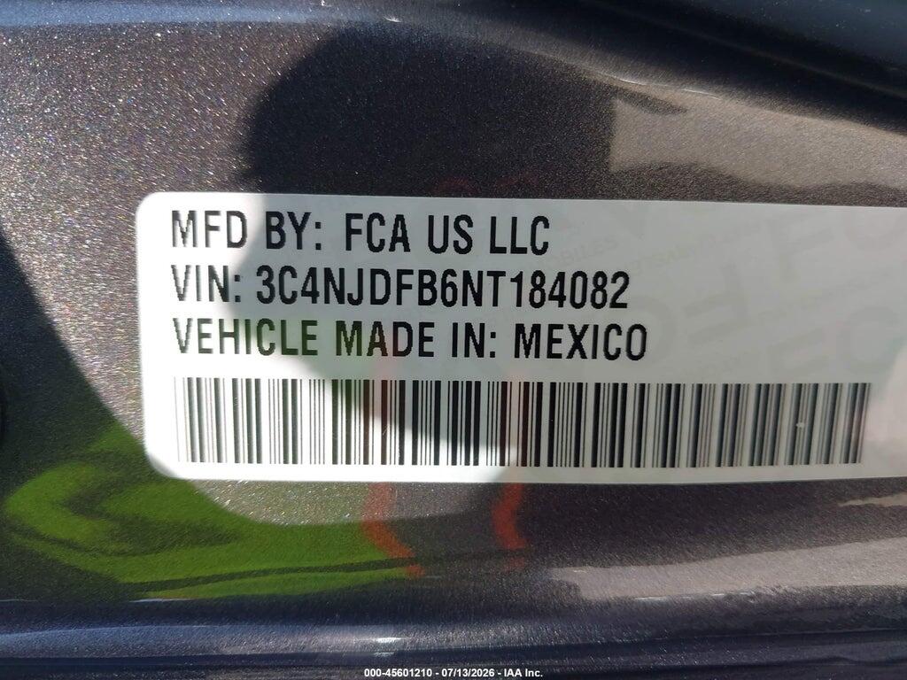 3C4NJDFB6NT184082 2022 JEEP COMPASS photo no. 9