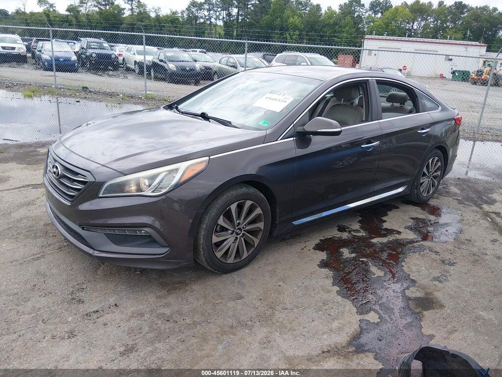 5NPE34AF4FH110004 2015 HYUNDAI SONATA photo no. 2
