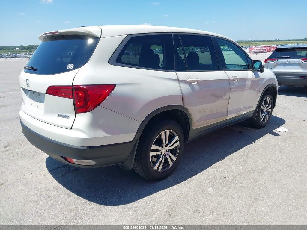 5FNYF6H58HB086174 2017 HONDA PILOT photo no. 4