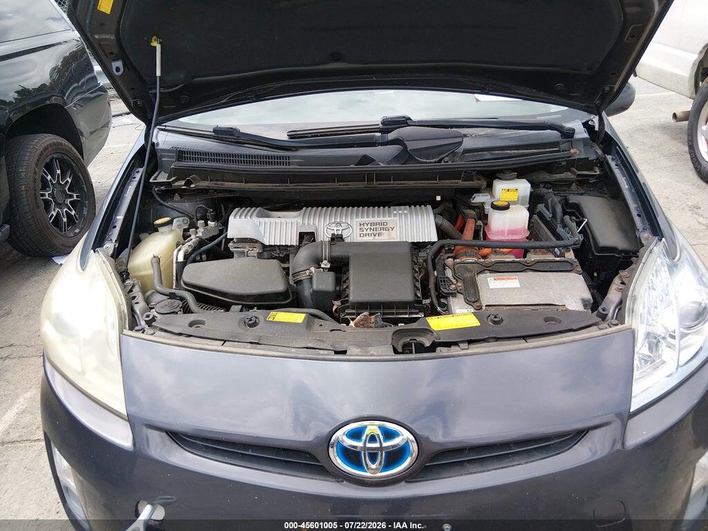 JTDKN3DU3B0257617 2011 TOYOTA PRIUS photo no. 10