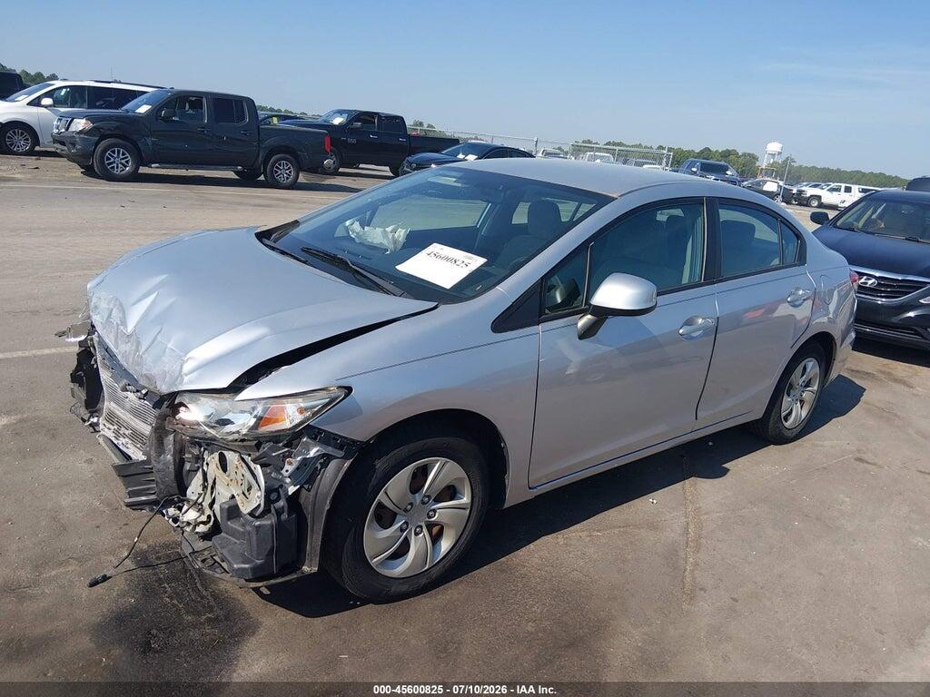 19XFB2F57DE243028 2013 HONDA CIVIC photo no. 2