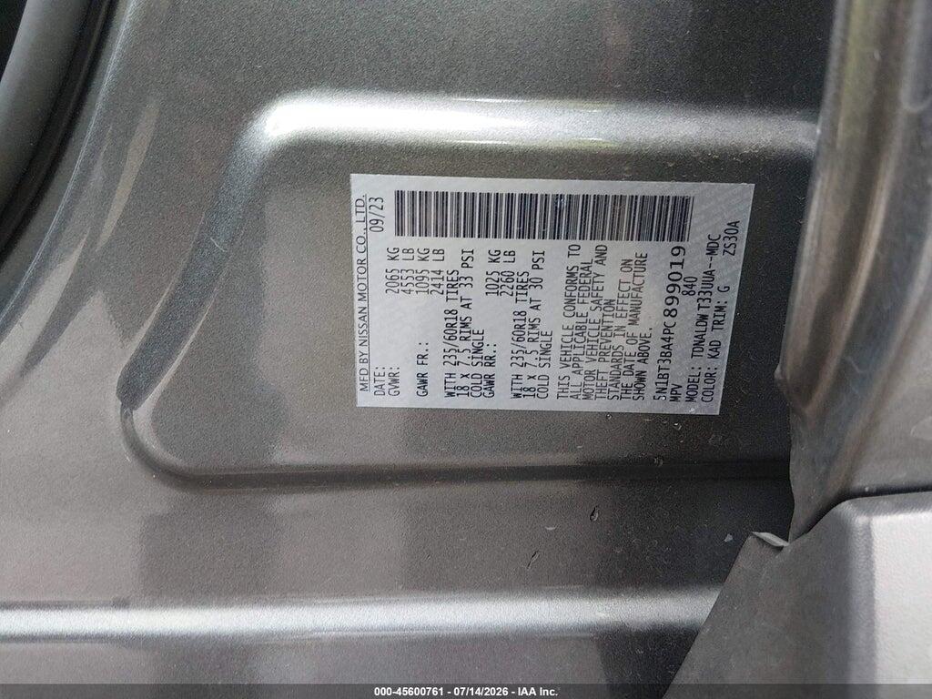 5N1BT3BA4PC899019 2023 NISSAN ROGUE photo no. 9