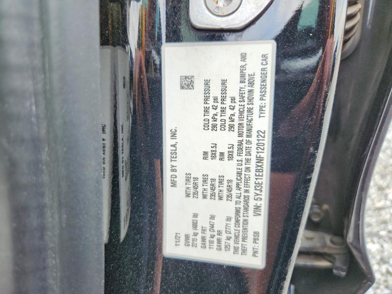 2022 TESLA MODEL 3 — Фото 13 из 13