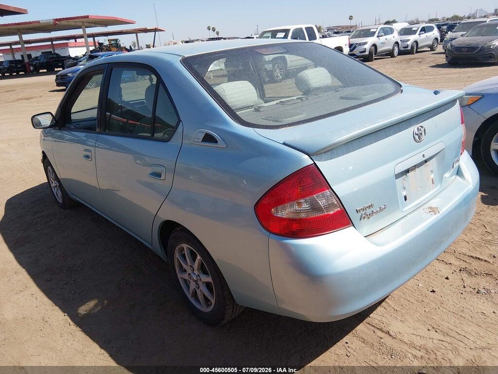 JT2BK18UX20061383 2002 TOYOTA PRIUS photo no. 3
