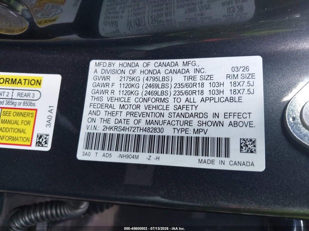 2HKRS4H72TH482830 2026 HONDA CR-V photo no. 9